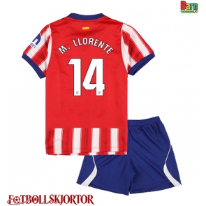 Atletico Madrid Marcos Llorente #14 Hemmakläder Barn 2026-27 Kortärmad (+ Korta byxor)